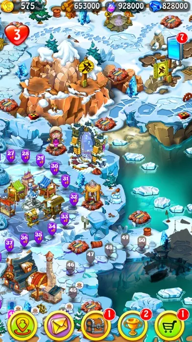 Captures d'écran de Magica! Match 3 Puzzles games